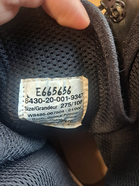 Combat Boots, Size 12