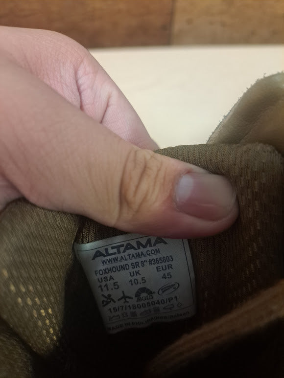 Combat Boots, Size 11.5