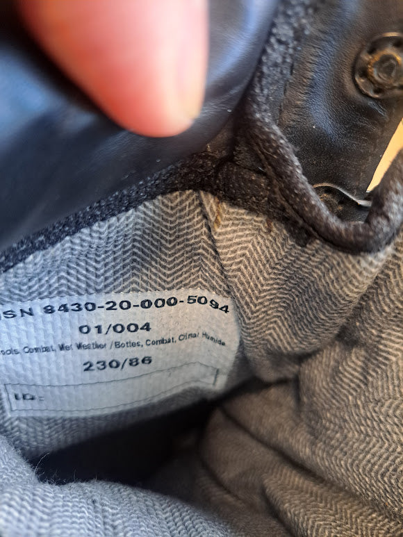 Combat Boots, Size 5