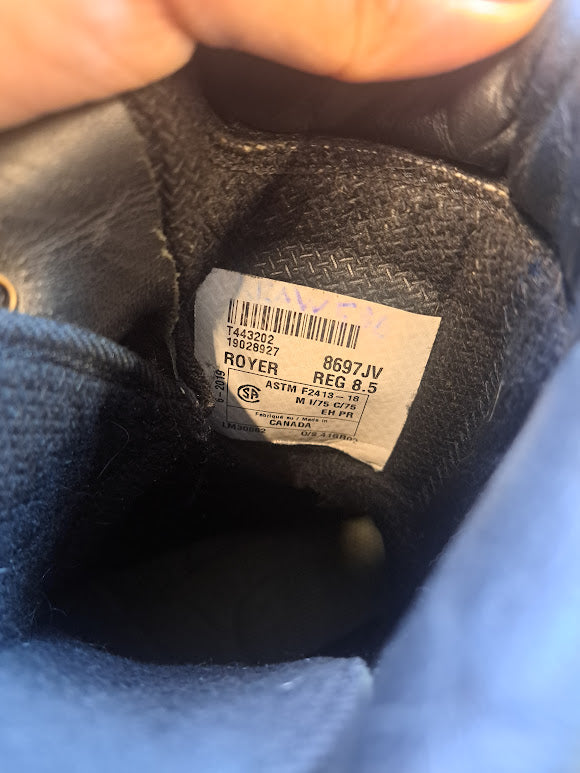 Safety Boots, Size 8.5