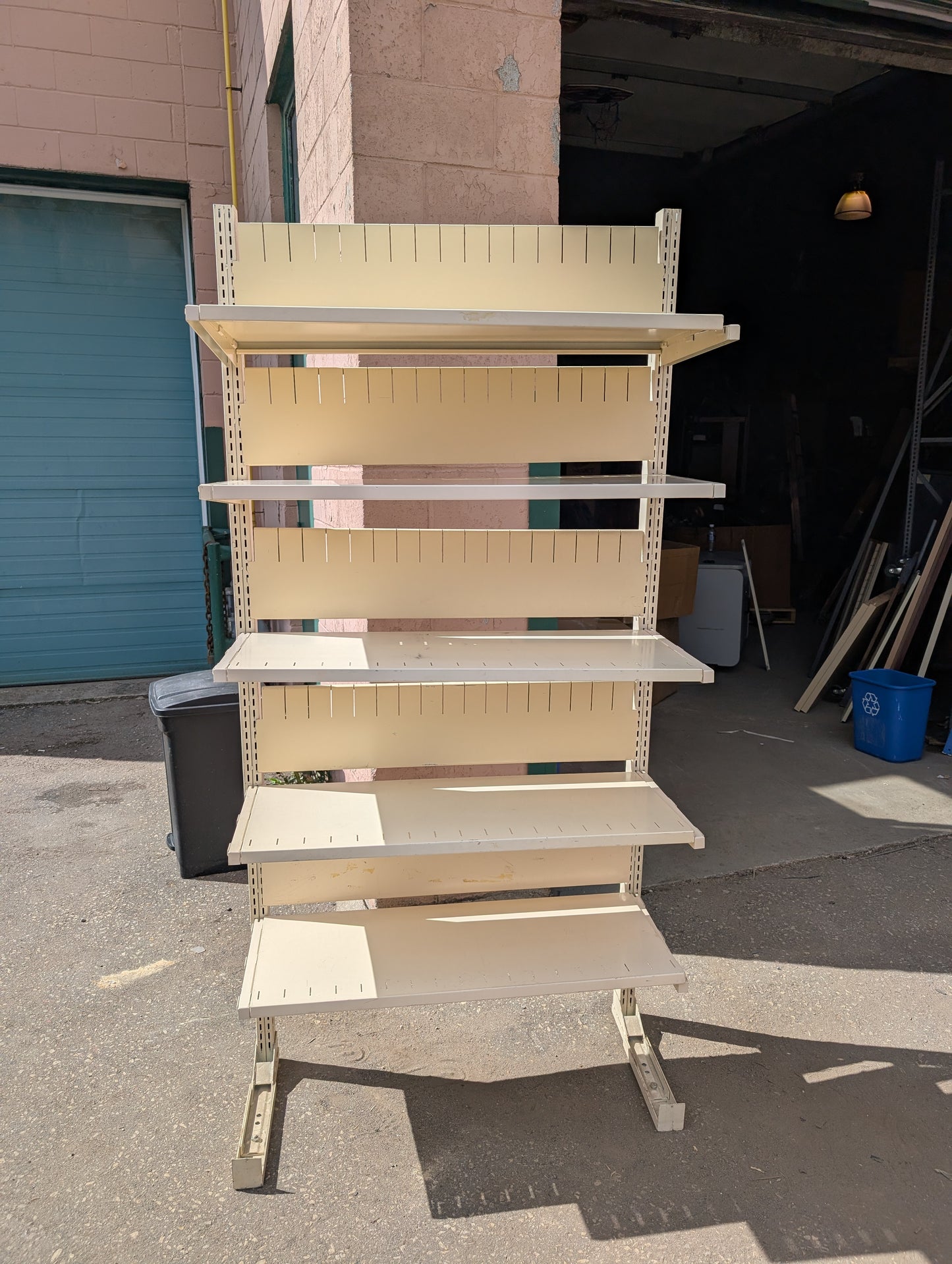 Heavy-Duty Retail Shelving Unit