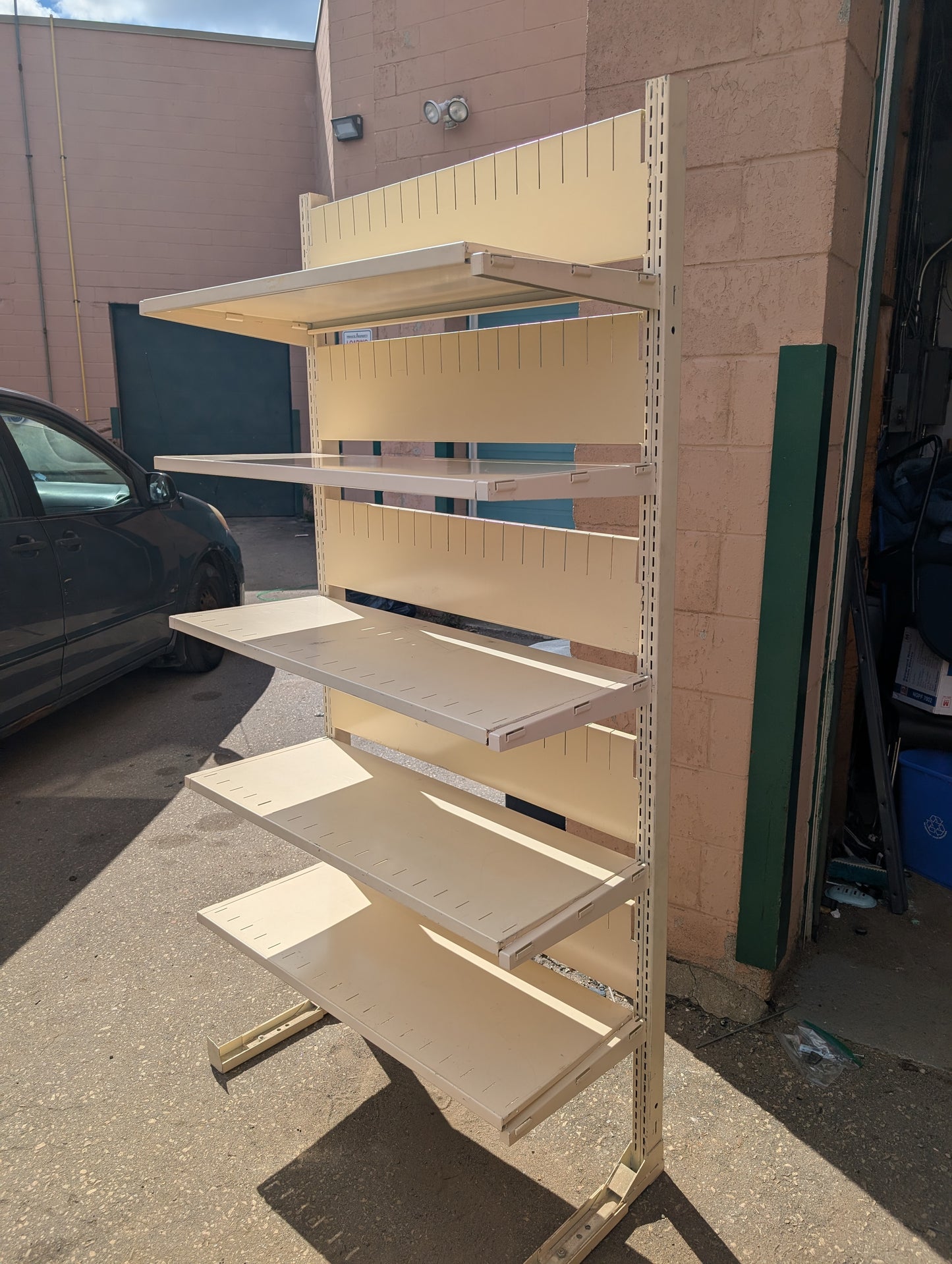 Heavy-Duty Retail Shelving Unit