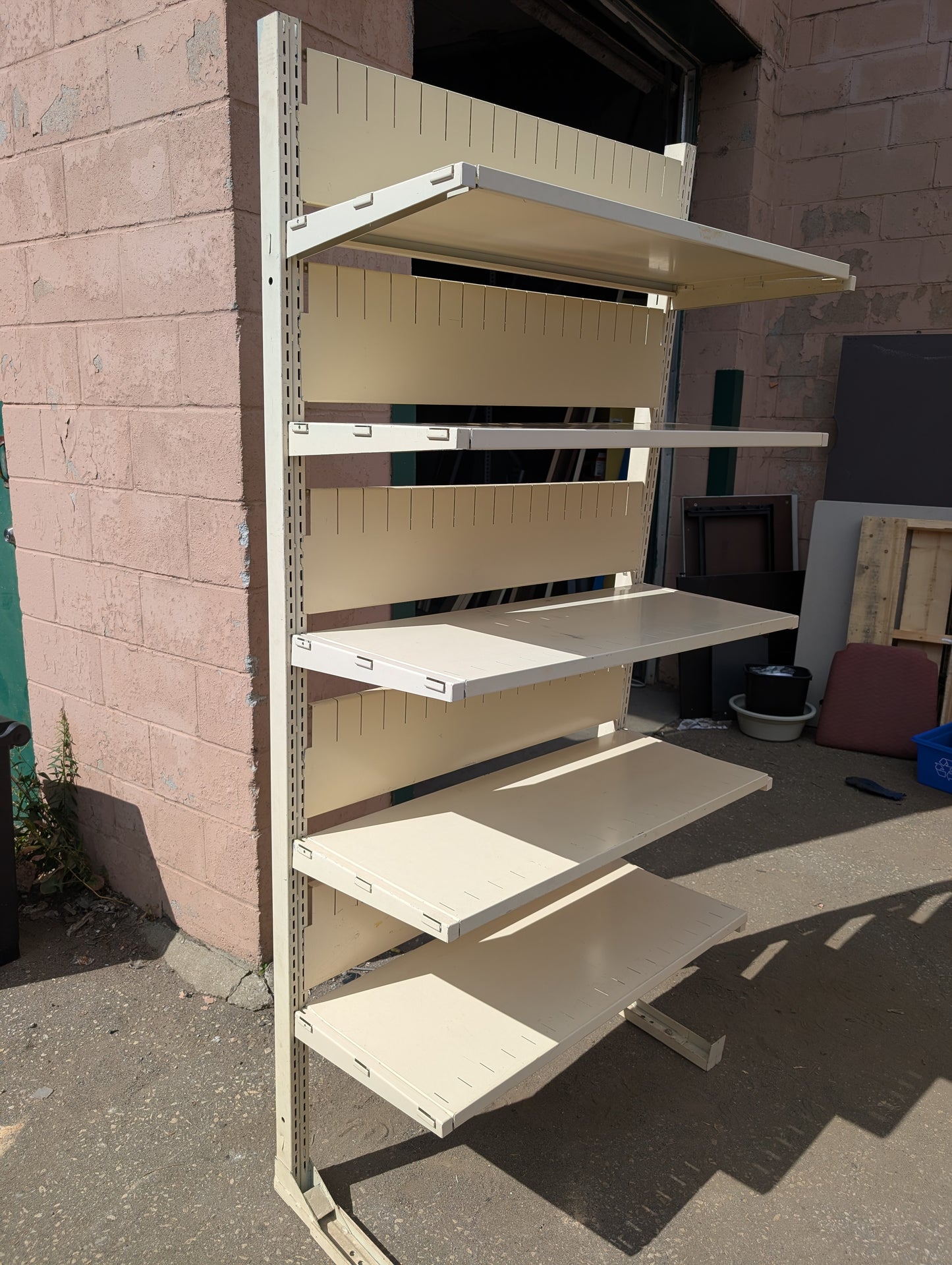Heavy-Duty Retail Shelving Unit