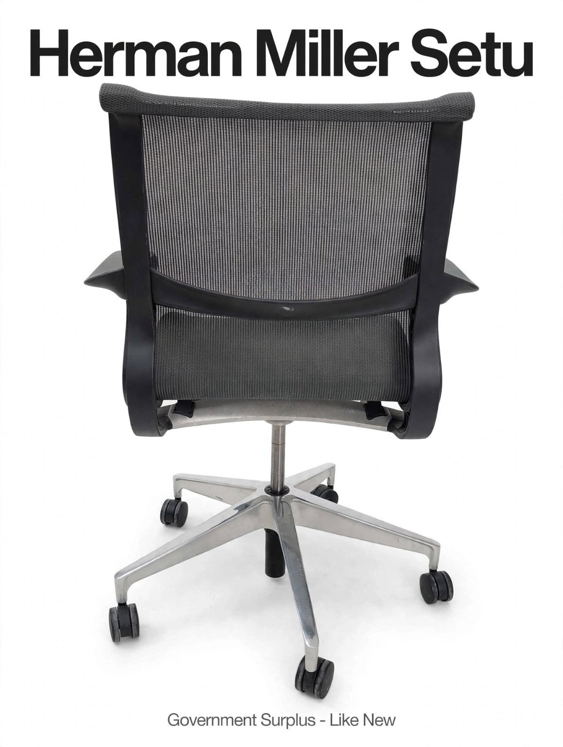 Herman Miller Setu ergonomic chair, rear view