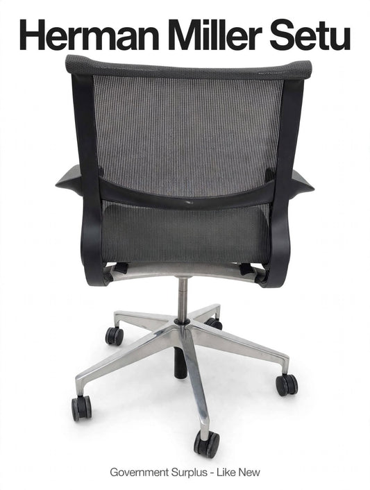 Herman Miller Setu ergonomic chair, rear view