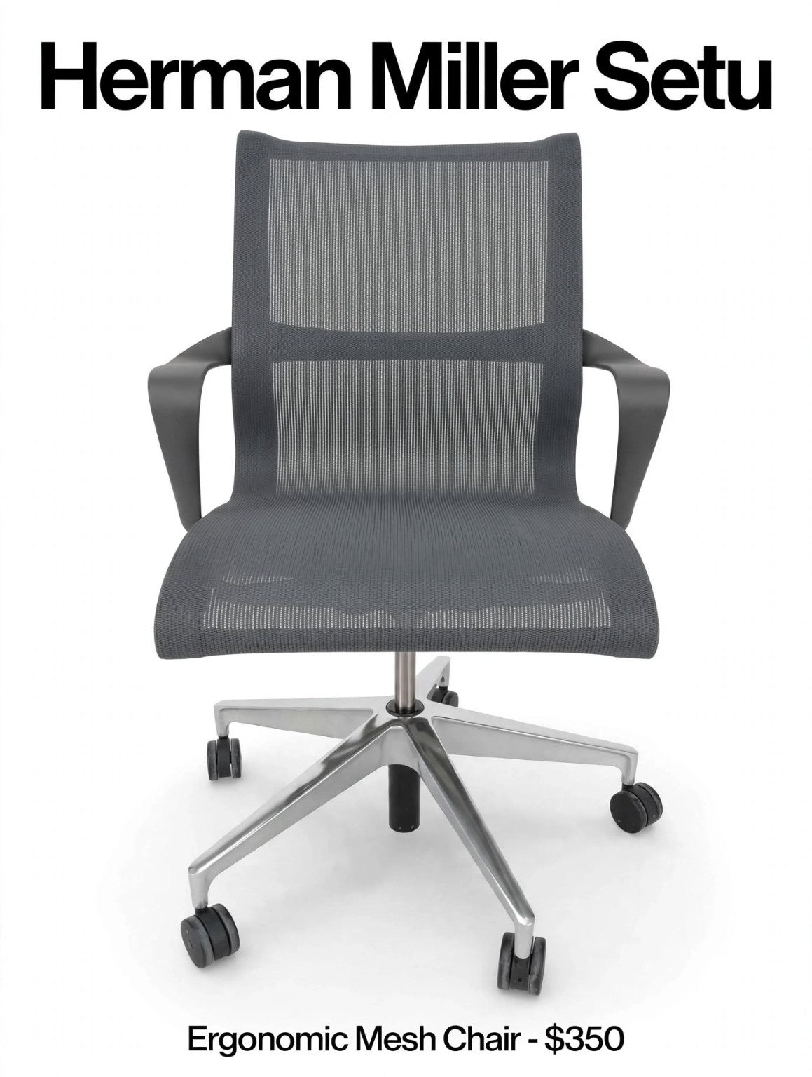 Herman Miller Setu ergonomic chair, front view