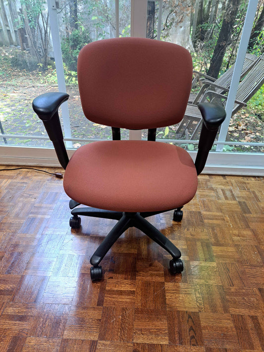Haworth Task Chair – Terracotta Fabric