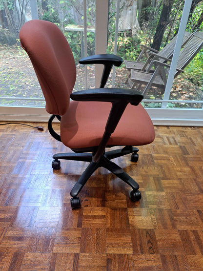Haworth Task Chair – Terracotta Fabric