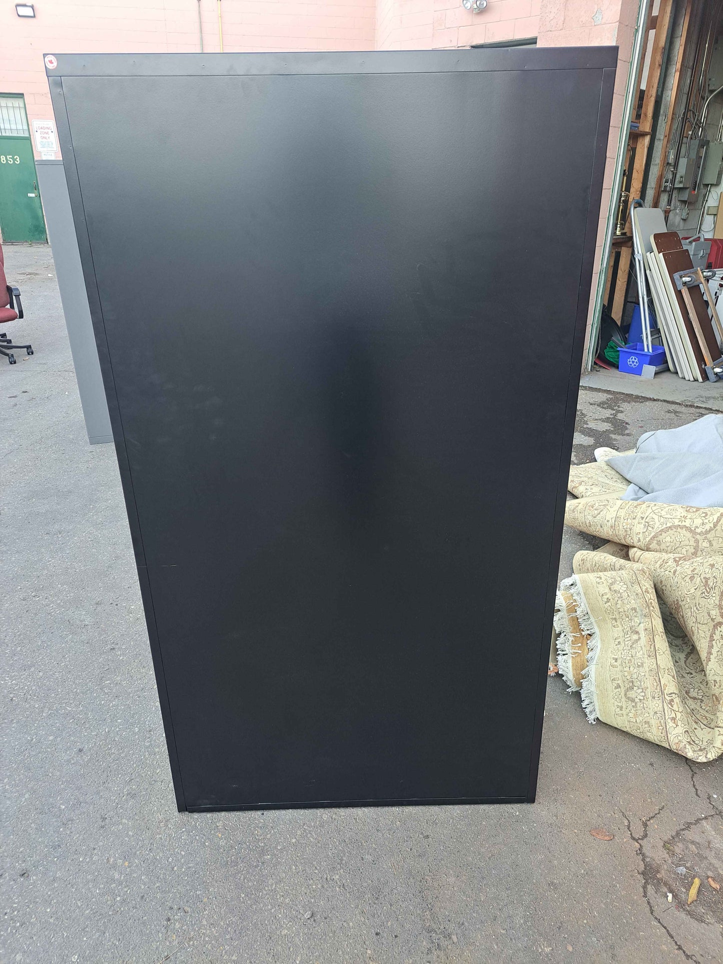 Global 2-Drawer Combination Cabinet – Black Metal Storage Unit