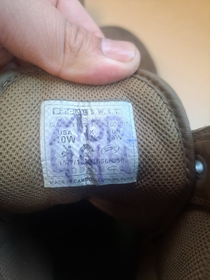 Combat Boots, Size 10