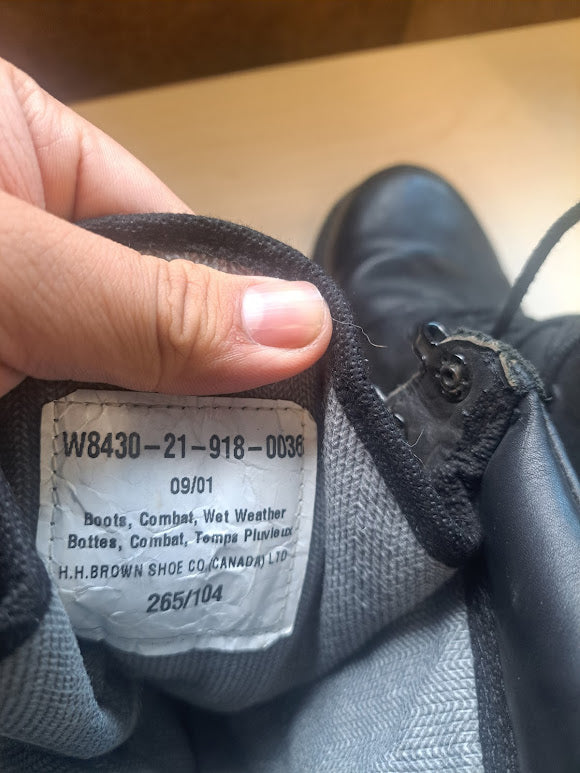 Combat Boots, Size 12
