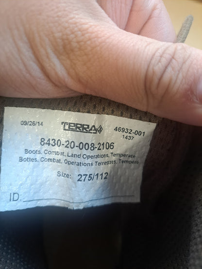 Combat Boots, Size 11.5