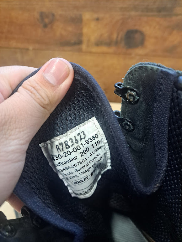 Combat Boots, Size 11.5