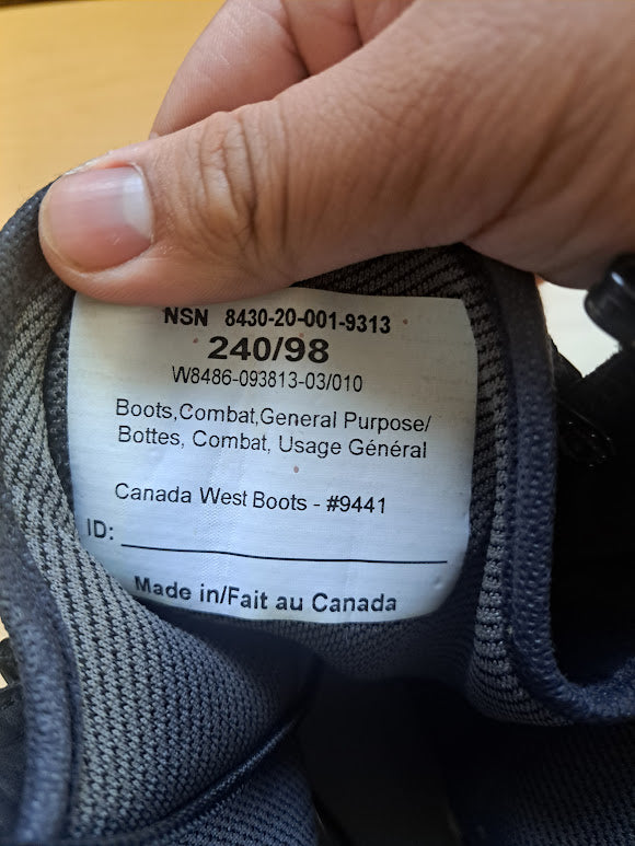 Combat Boots, Size 6.5