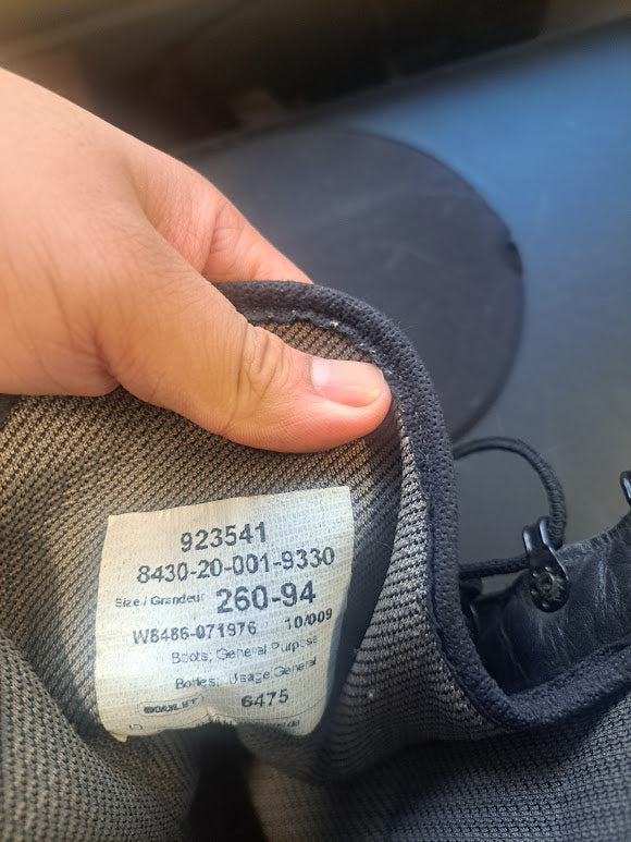 Combat Boots, Size 8
