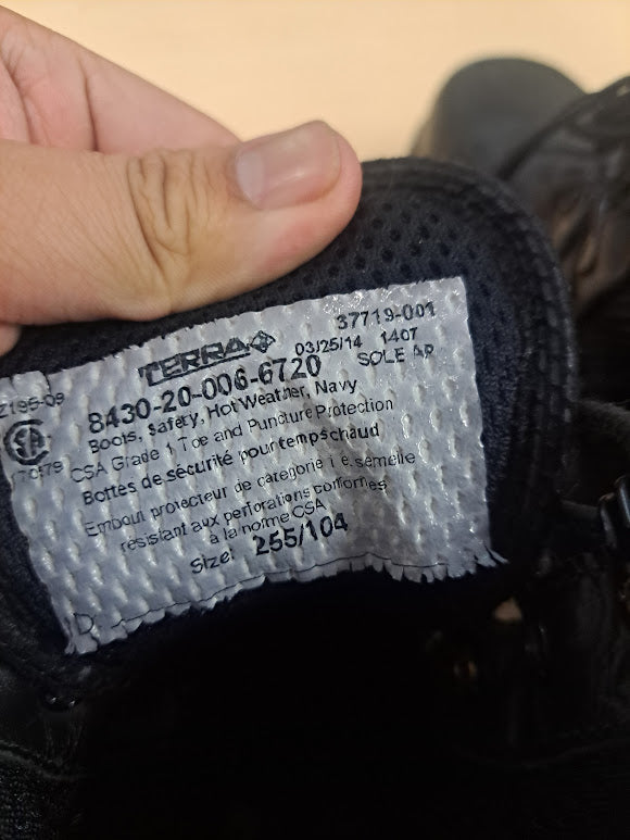 Combat Boots, Size 8.5