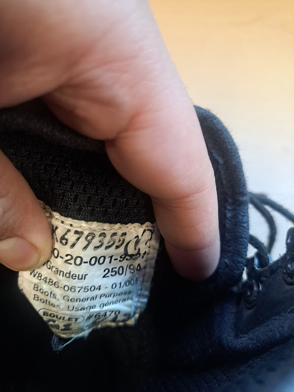 Combat Boots, Size 8