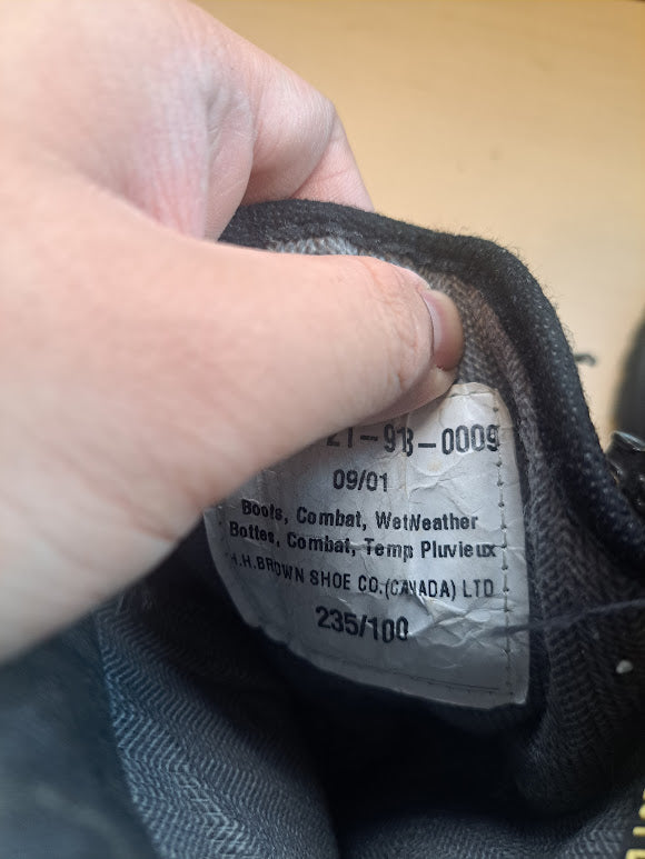 Combat Boots, Size 6
