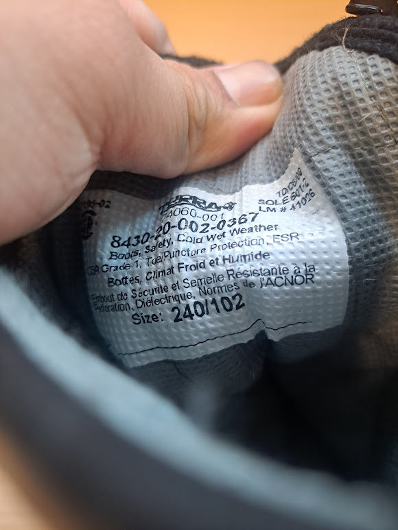 Safety Boots, Size 6