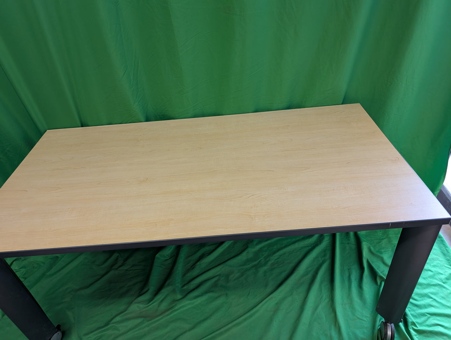 Adjustable Office Table on wheels , 60" by 30"