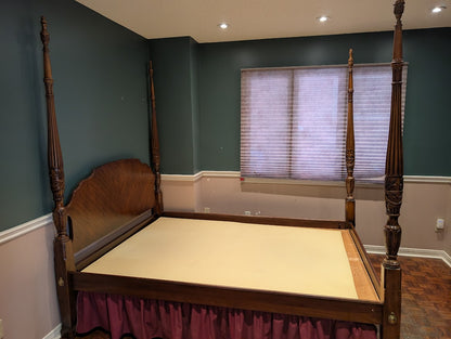Vintage Four-Poster Bed Frame