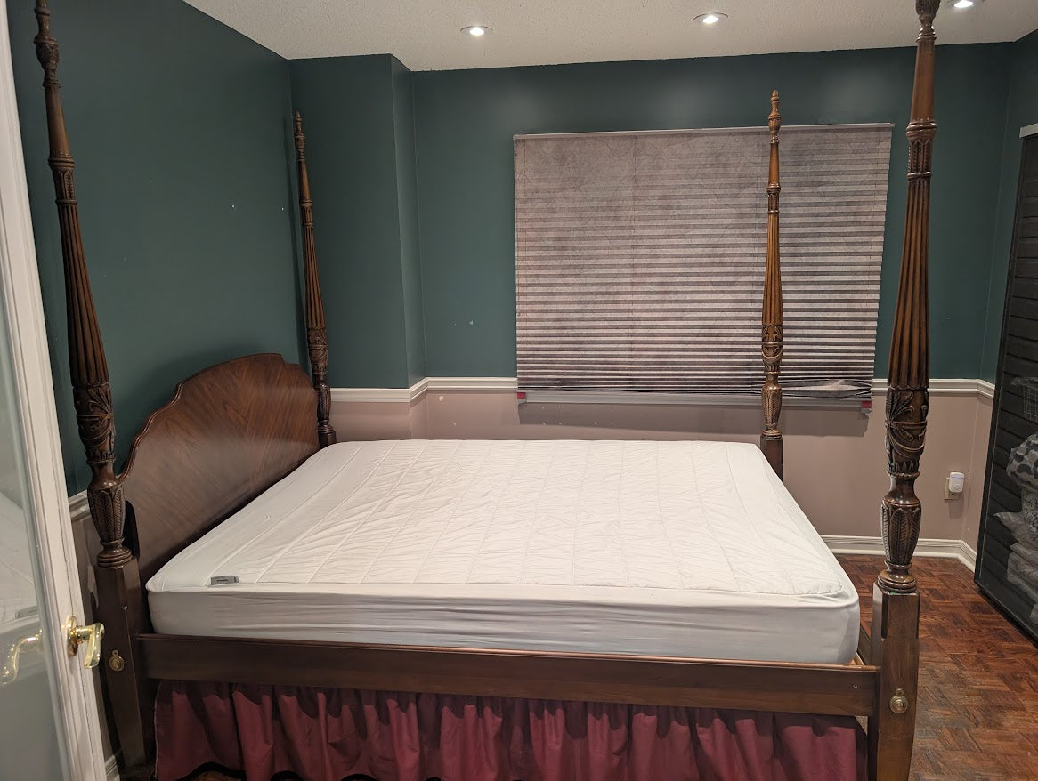 Vintage Four-Poster Bed Frame