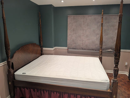 Vintage Four-Poster Bed Frame