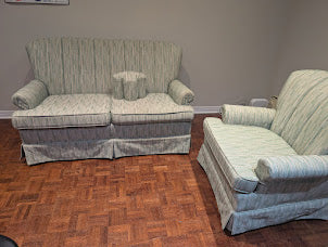 Vintage Sofa & Armchair Set