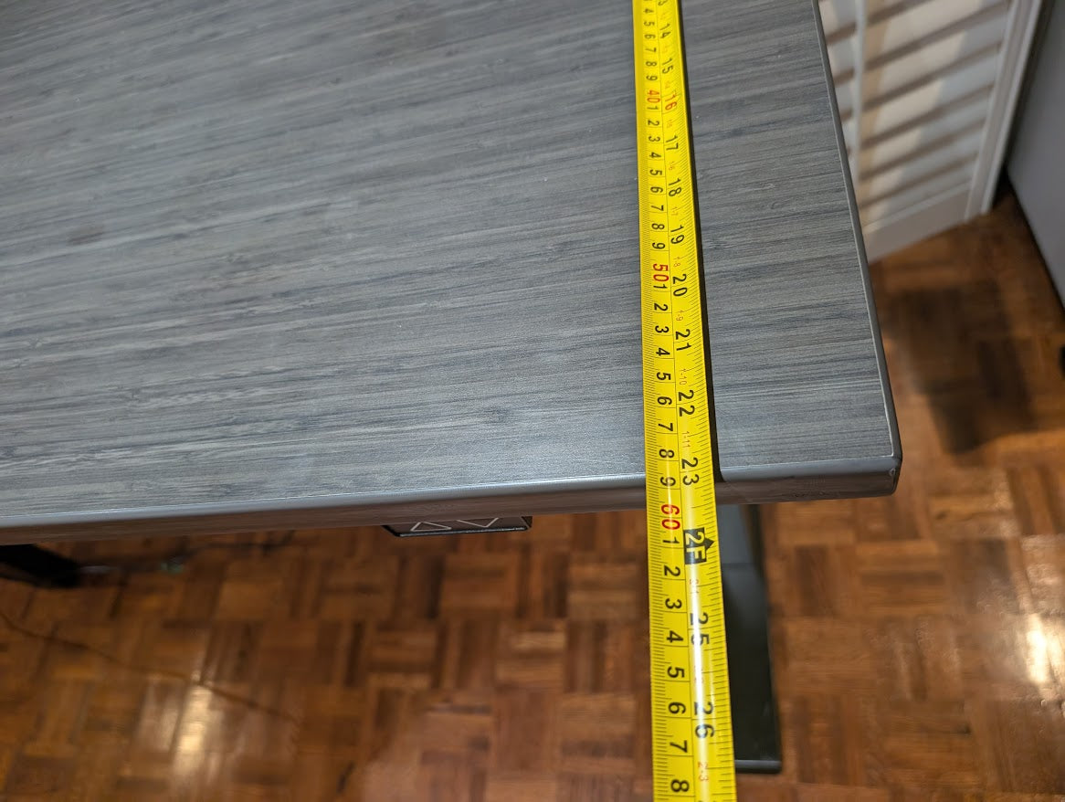 Electronic Height Adjustable L-Shaped Desk