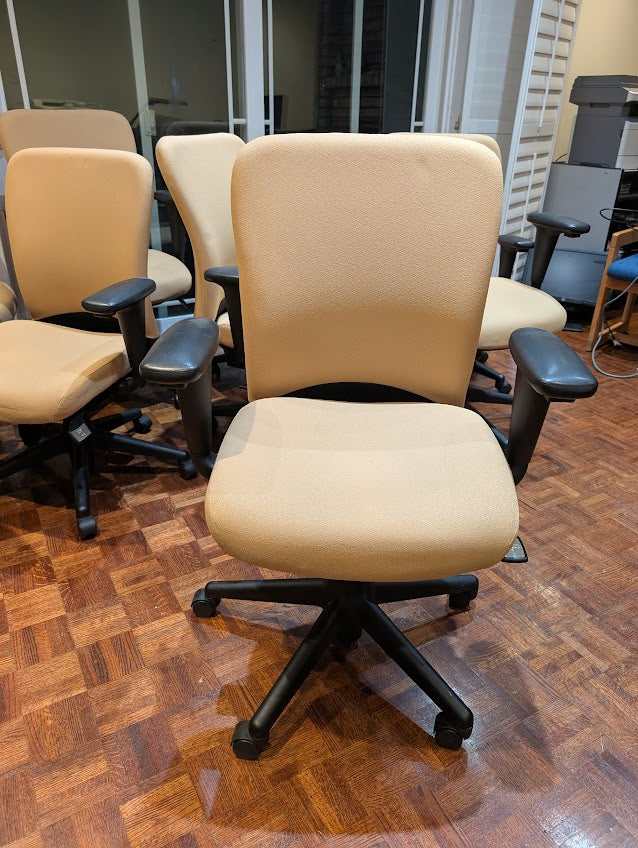 Beige Ergonomic Office Task Chairs