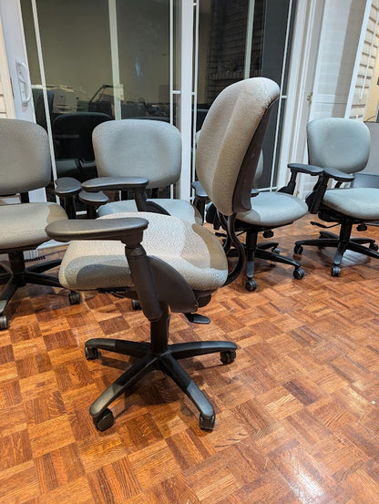 Global Upholstery High-Back Task Chairs (Gray Fabric)