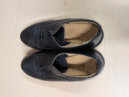 Black Leather Dress Shoes, Size 6.5