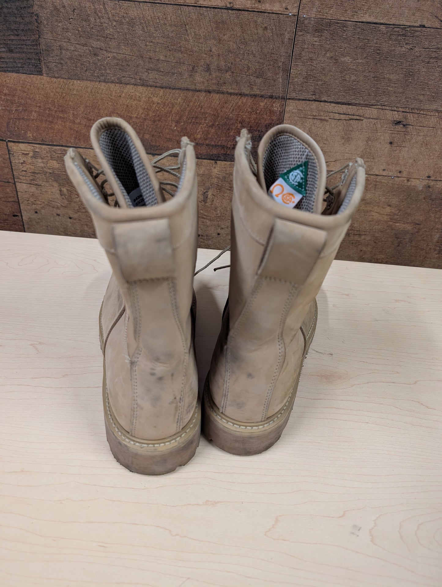 Military-Style CSA Work Boots/Safety Boots – Size 10