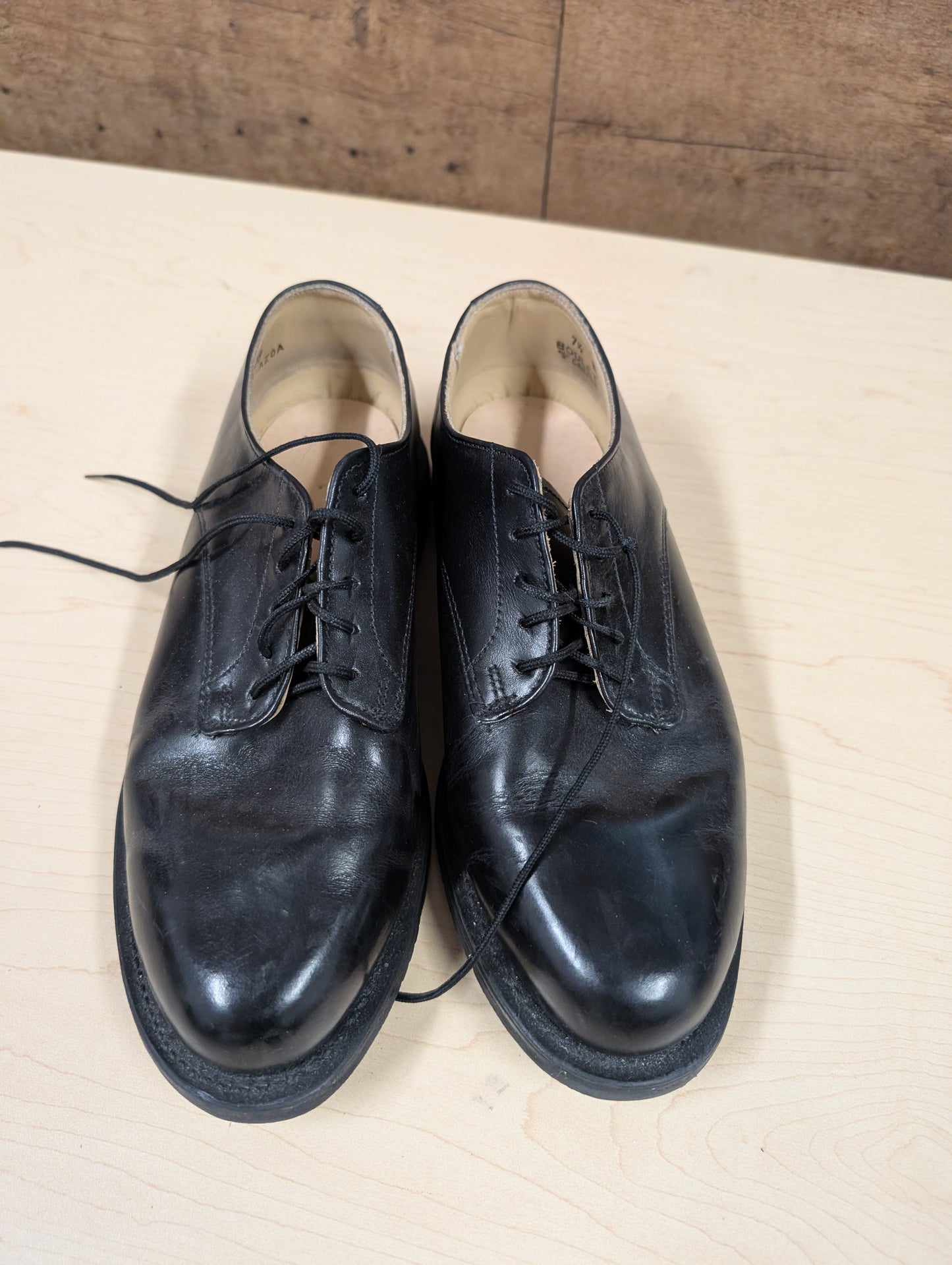 Black Boulet Leather Dress Shoes – Size 7.5W