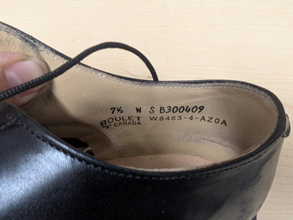 Black Boulet Leather Dress Shoes – Size 7.5W