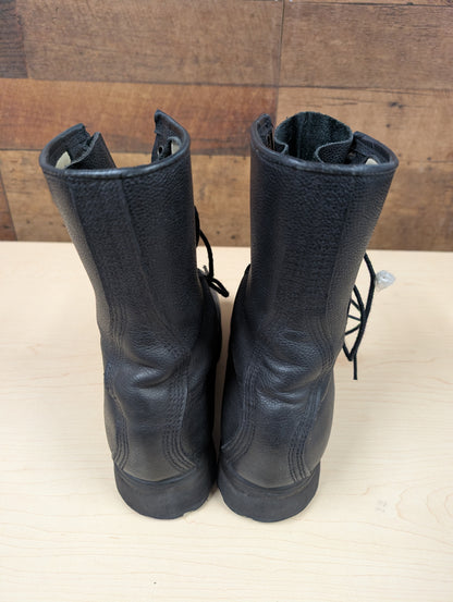 Black Leather Combat Boots – Size 7