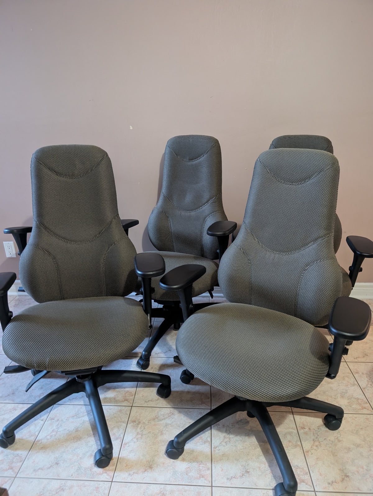 Global high-back ergonomic office chair